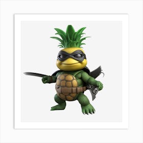 Teenage Mutant Ninja Turtles - Pineapple Art Print
