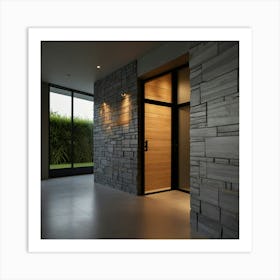 Default Create Unique Design Of Modern House Wall 1 2 Art Print