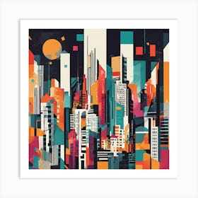 Cityscape 38 Art Print