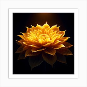 Dahlia Flower 8 Art Print