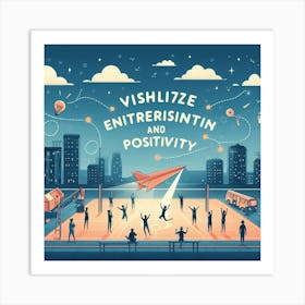 Visualizing Entrepreneurship And Positivity Art Print