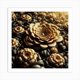 Fractal Flower Art Print