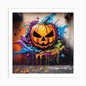 Jack O Lantern 1 Art Print