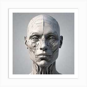 Human Head 1 Art Print