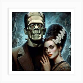Frankenstein 2 Art Print