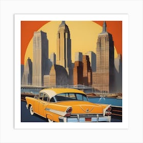 Vintage New York City Art Print