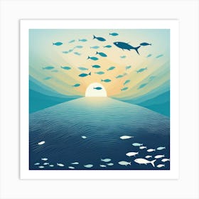 Fishes In The Sea 10 Art Print