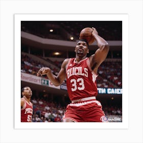 Hakeem Olajuwon AI Art Print