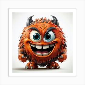 Monster 3d Illustration Art Print