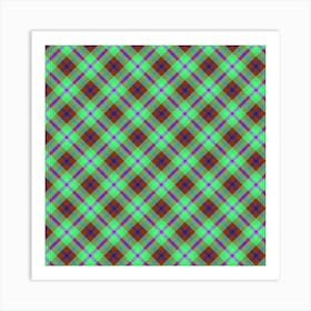 Plaid Pattern 50 Art Print