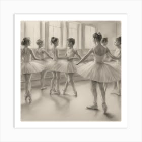 Ballerinas 1 Art Print