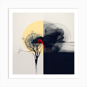 Minimalist Abstract Square 12 1 Art Print