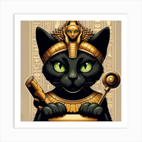 Egyptian Cat 2 Art Print