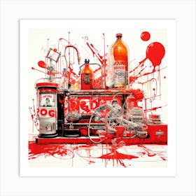 Splatters 1 Art Print