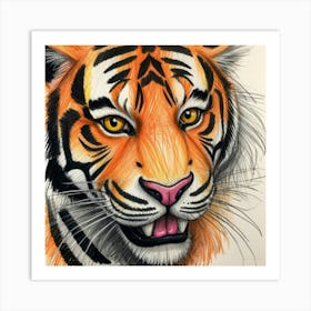 Tiger 5 Art Print