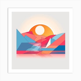 Calm Sunset Art Print