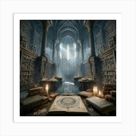 The Library Of Echoes Art Print