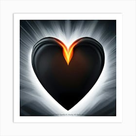 Heart Of Fire Art Print