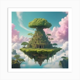 Island In The Sky 1 Art Print