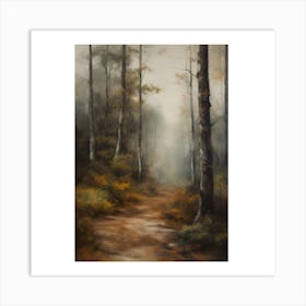 Path In The Woods 3 Art Print