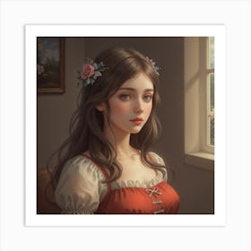 Beautiful Girl 1 Art Print