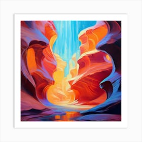 Antelope Canyon 1 Art Print