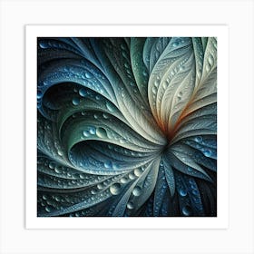 Water Droplet Art Art Print