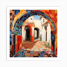 Moroccan Archways Art Print