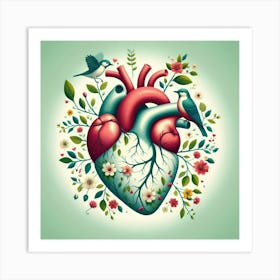 Heart Stock Videos & Royalty-Free Footage Art Print