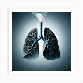 Lungs Stock Videos & Royalty-Free Footage 11 Art Print