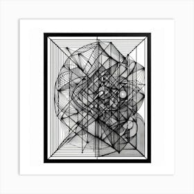 Abstract Drawing Art Print