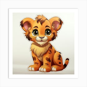 Lion Cub 51 Art Print