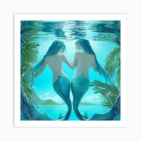 Mermaids Art Print