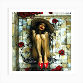 Le Boudoir - Beauty Nook Art Print