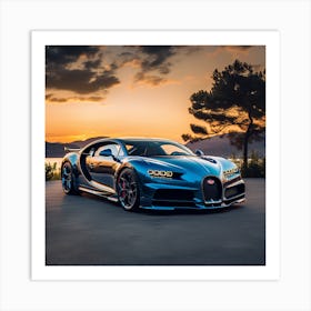 Bugatti Chiron 1 Art Print