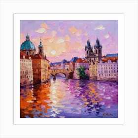 Prague Charles Bridge Art Print