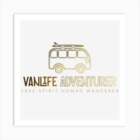 Vanlife Adventurer Art Print