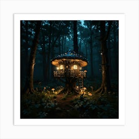 Fairy House In The Forest 10 Art Print