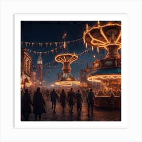 A space fair Art Print