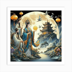 Chinese Women Art Print