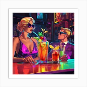 Bartenders Art Print