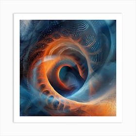 Fractal Spiral Art Print