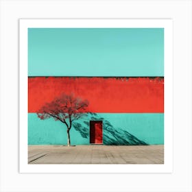 Red Door 6 Art Print