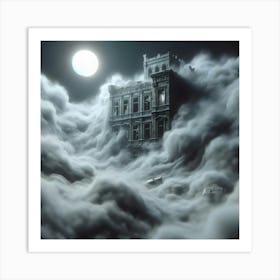 House In The Clouds Art Print