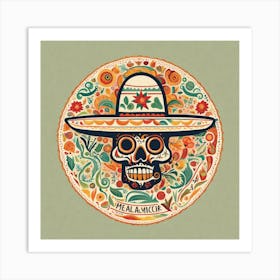 Mexican Skull 22 Art Print