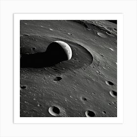 Moon'S Surface Art Print