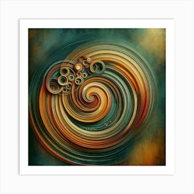 Spirals Art Print