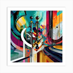 Abstract Painting 3 Art Print