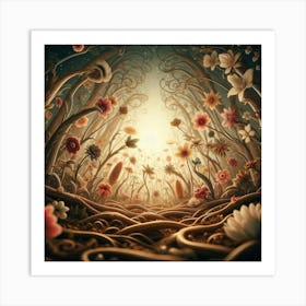 Forest Of Flowers Art Print