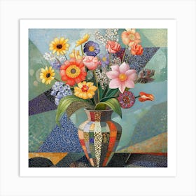 Flowers In A Vase #2 Art Print